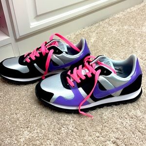 Nike pink and purple